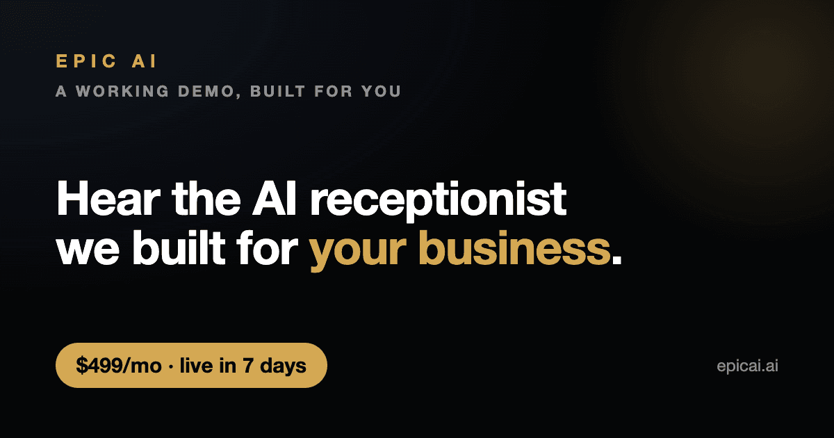 EPIC AI phone-agent demo