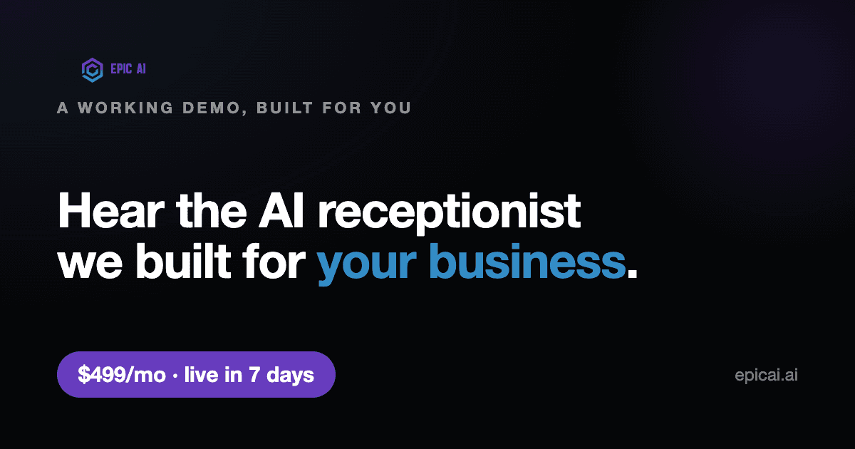 EPIC AI phone-agent demo