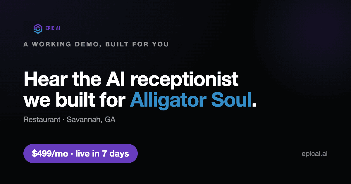 Alligator Soul AI phone-agent demo preview