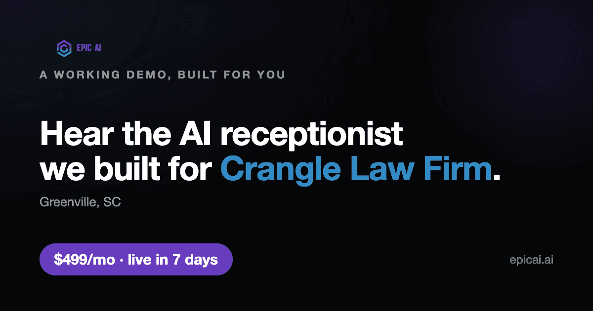 Crangle Law Firm AI phone-agent demo preview