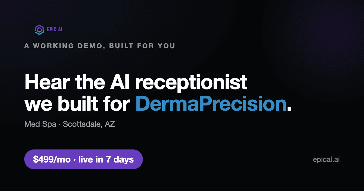 DermaPrecision AI phone-agent demo preview