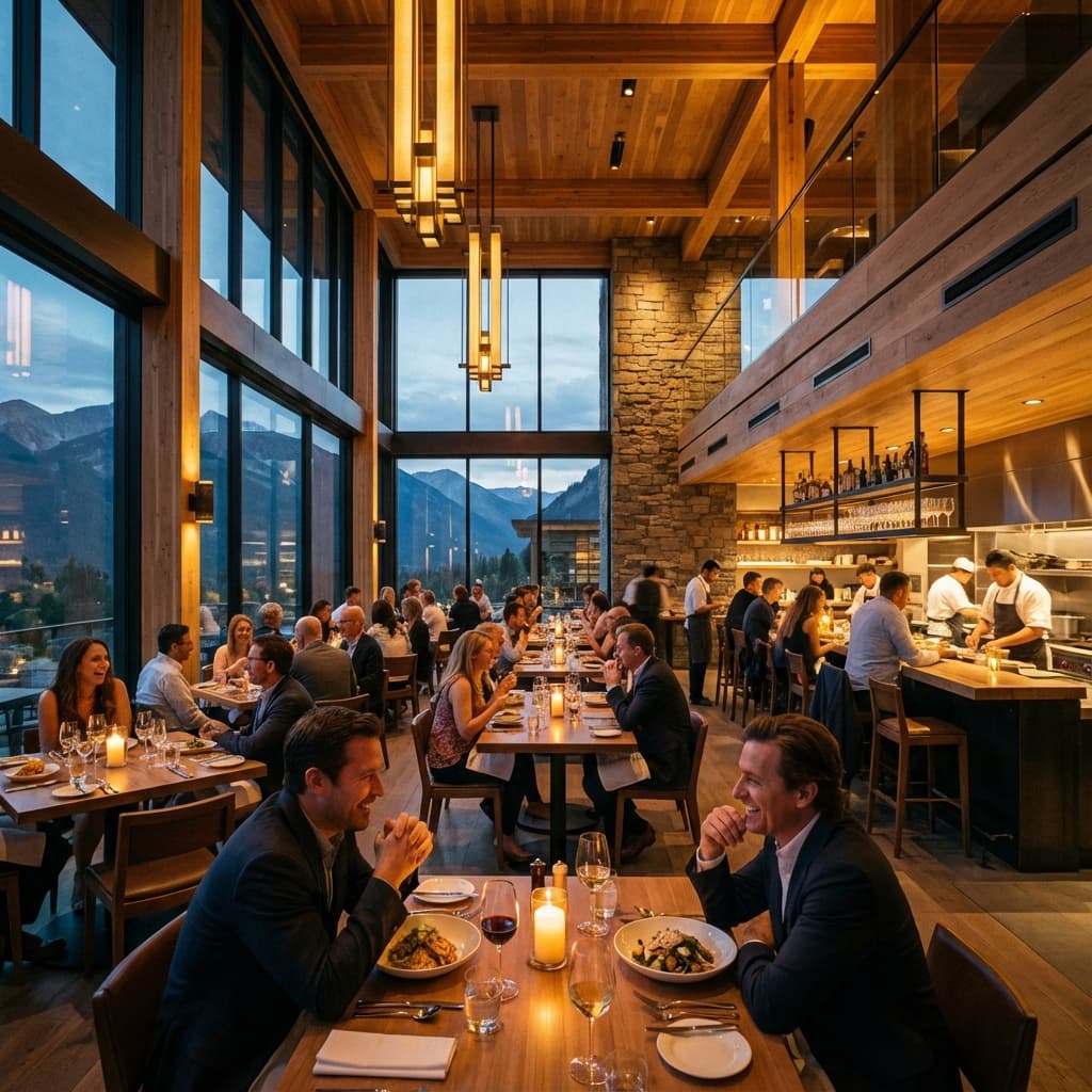 Castle Rock dining scene with locally owned restaurants, breweries, and cafes along historic downtown Philip S. Miller Boulevard